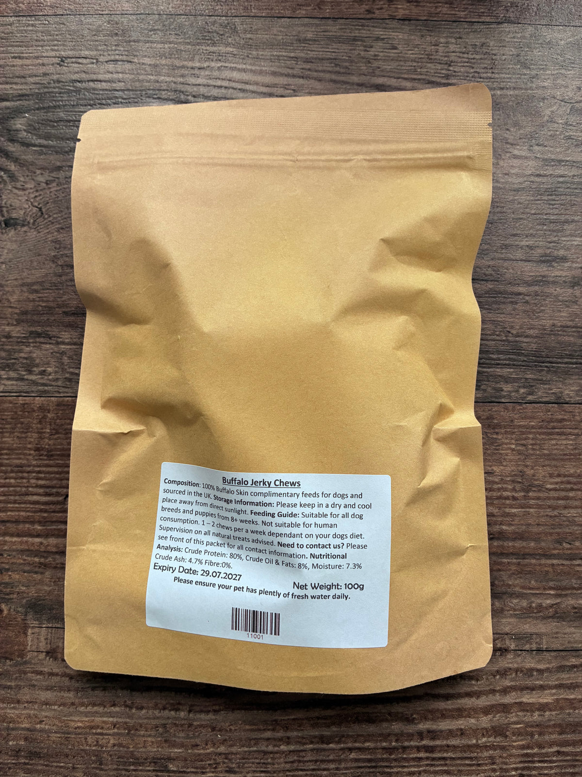 Premium Buffalo Chews - 100g