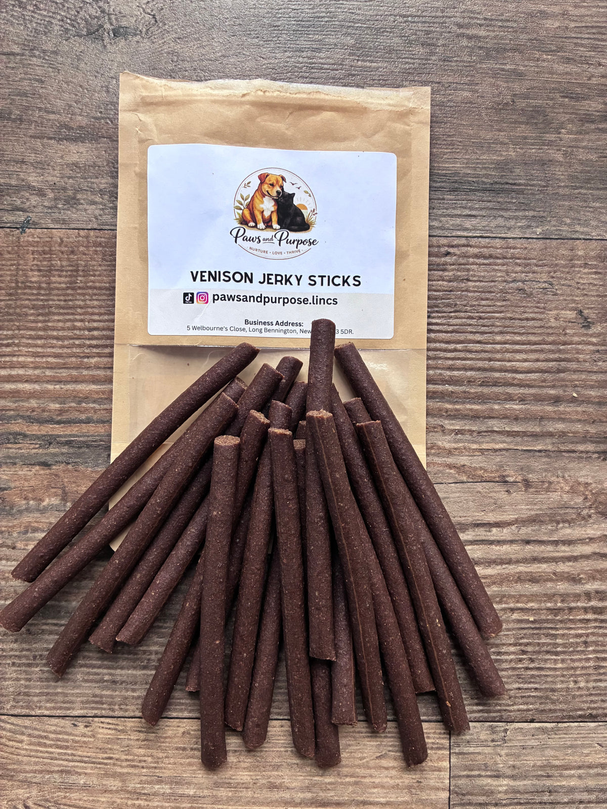 Venison Jerky Sticks - Pack of 20