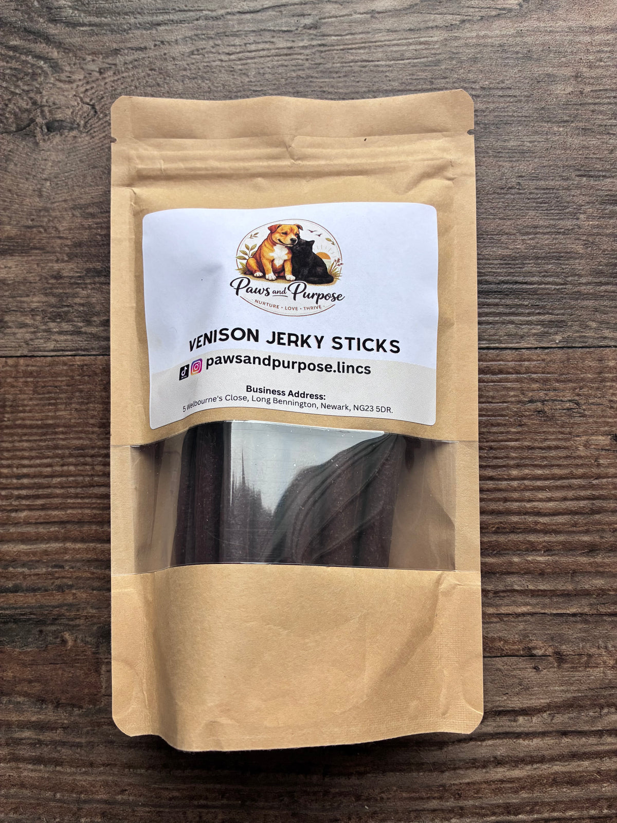 Venison Jerky Sticks - Pack of 20