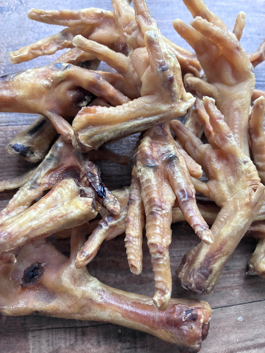 Chicken Feet — Natural Crunchy Chews (100% Chicken)