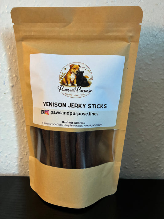 Venison Jerky Sticks - Pack of 20